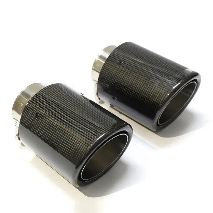 Audi S4 (B8/B8.5) AK Style Carbon Fibre Exhaust Tips