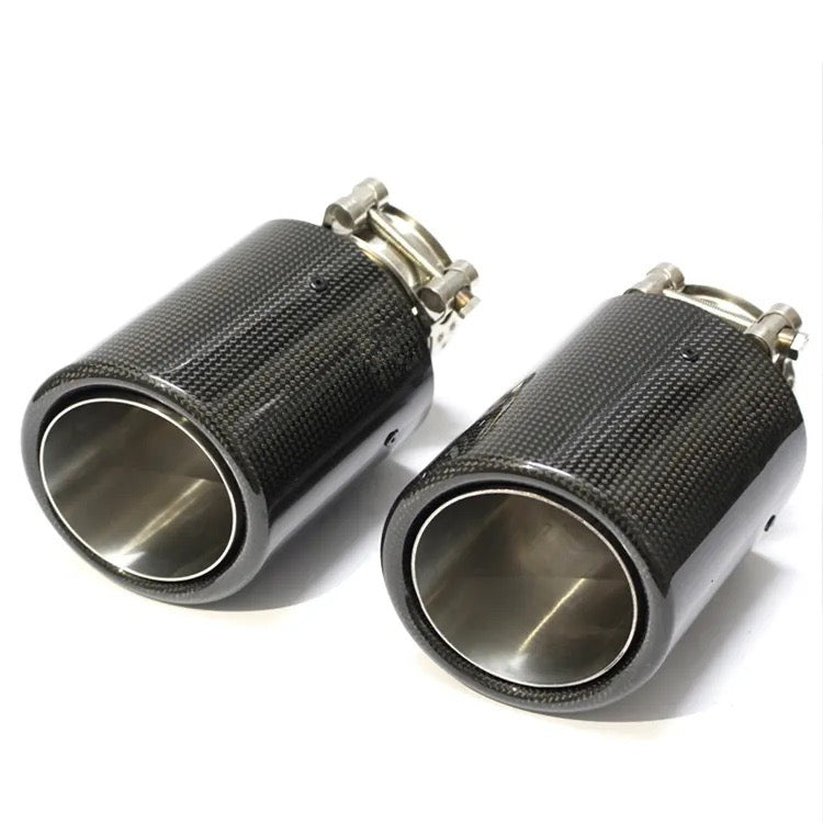 Audi S4 (B8/B8.5) AK Style Carbon Fibre Exhaust Tips