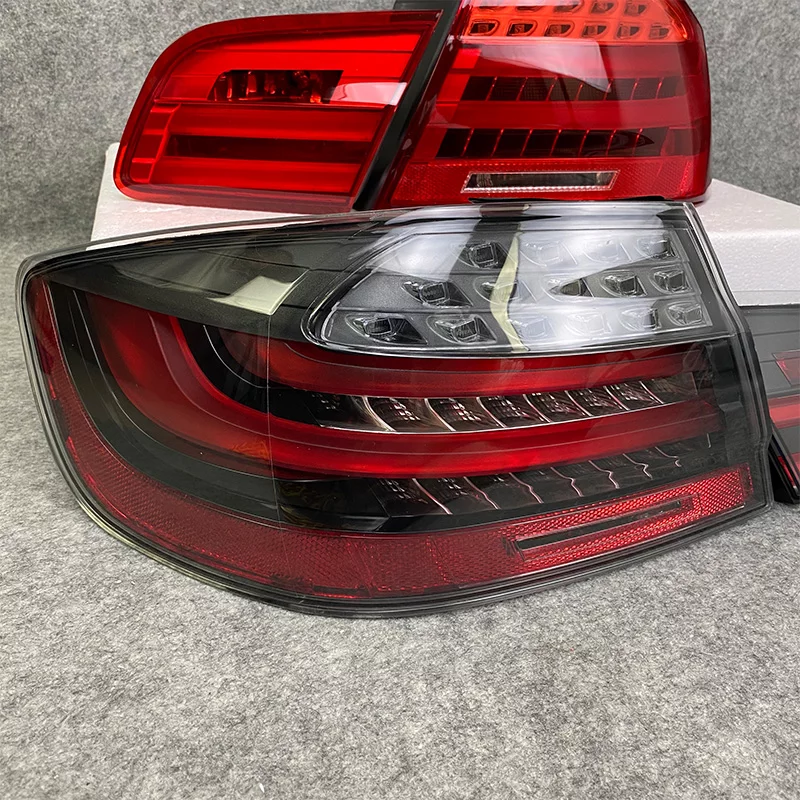  BMW 3 Series (E92) LCI Style Full LED Rear Tail Lights - Manufactured from high-quality components and supplied with direct plug and play fitting kits for E92 3 Series and M3 Models. This product is as simple as replacing your original tail lights. With the Full LED Design and LCI Styling, this product enhances any E92 Model and is also available in the Black Line Styling.