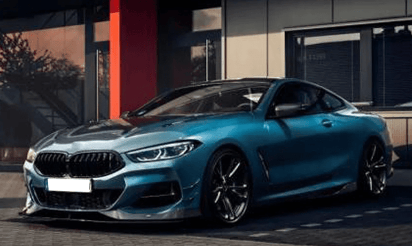 REAL CARBON Front Bumper Lip Spoiler For BMW 8 Series G14 G15 G16 M850i