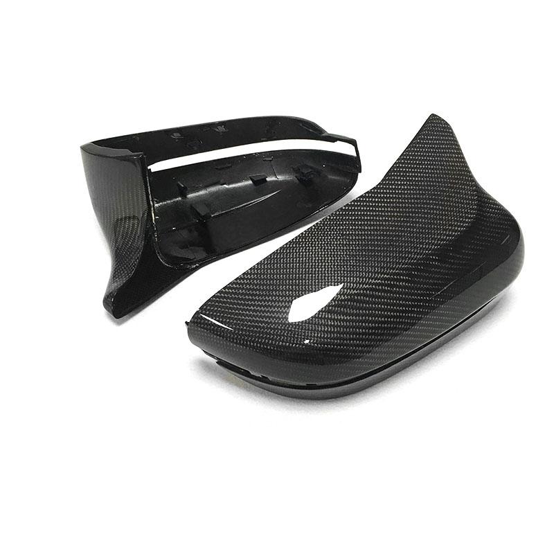 BMW 3 Series (G20/G21) M Style Carbon Fibre Replacement Mirror Covers - Manufactured from Real Carbon Fibre with an ABS Plastic base to ensure this product's fitment is perfect for your G20/G21 3 Series BMW Model. Taking inspiration from the M Styling, this product has a modified solid top point section to meet the door without impeding the mirror folding capability. 