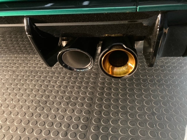 BMW M3/M4 (G8X) Gold M Performance Style Carbon Fibre Exhaust Tips