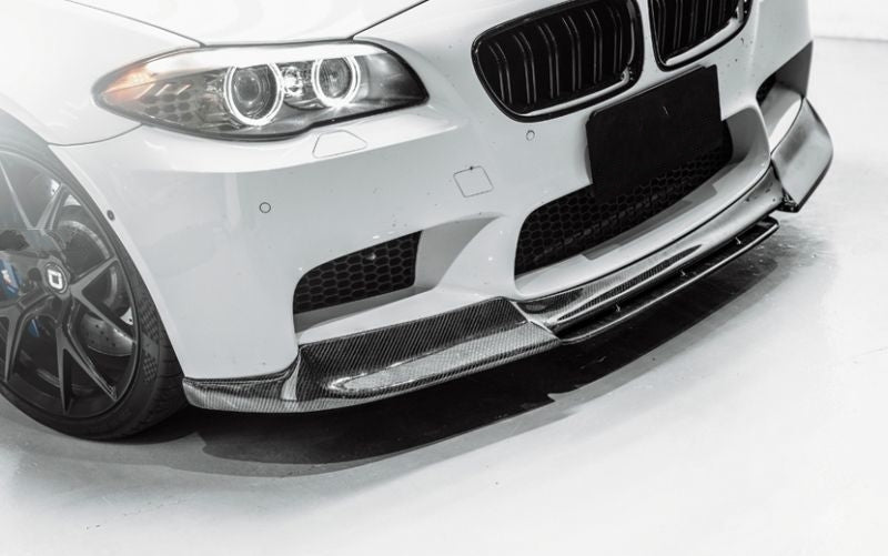 BMW F10 M5 Vorsteiner Inspired Carbon Fibre Front Lip Spoiler - This has long thought to be the best style for every BMW, with people from all parts of the world applying the Vorsteiner style to their cars, and we love it just as much as them. 