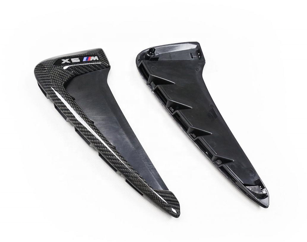 BMW F15/F85 X5/X5M Carbon Fibre Fender Trims - Manufactured to add a touch of carbon to the fenders of your X5 or X5M BMW SUV with stunning 2*2 carbon fibre weave which is renowned for its design, you can be sure this product will look awesome once fitted to your X5 BMW.
