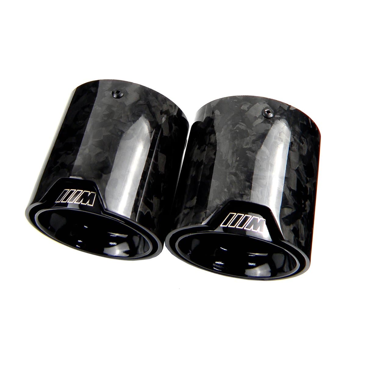 BMW M5 (F90/F90N) Black Forged Carbon M Performance Style Exhaust Tips