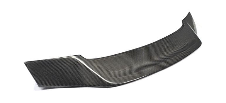 Mercedes CLS Class Renntech R Style Carbon Fibre Rear Spoiler - Manufactured from Real Carbon fibre with FRP to produce a stunning product that is durable to all road conditions and finished with a UV resistant gloss resin coating to prevent yellowing or discolouration. This product is inspired by the Renntech design with the underside fins that join to the trunk lid to create a stunning effect that will increase downforce on the rear of your CLS or CLS63 Mercedes. 