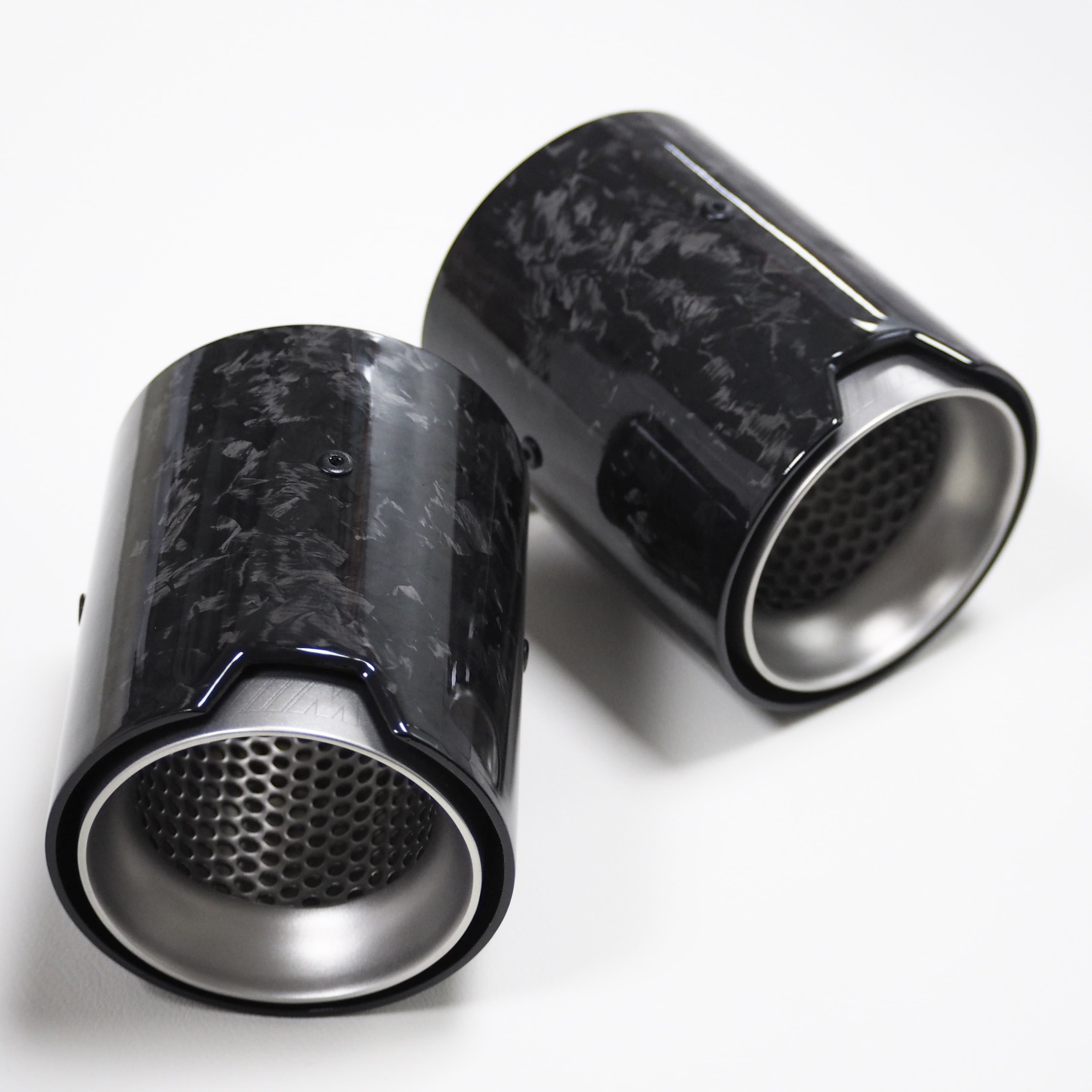 BMW M4 (F82/F83) Forged Carbon OEM M Performance Style Exhaust Tips