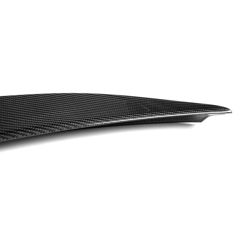 BMW G20 CS Carbon Fibre Rear Spoiler - With the OEM CS design that everyone knows and is by far the best looking style for the G20 3 series models.   Car Rear Spoiler Kit can make the vehicle look like a more performance car, it adds more downforce, and it also helps aerodynamic, dramatically improve styling & appearance. Its using 3M Double-sided tape, which is protecting the original Trunk from Debris