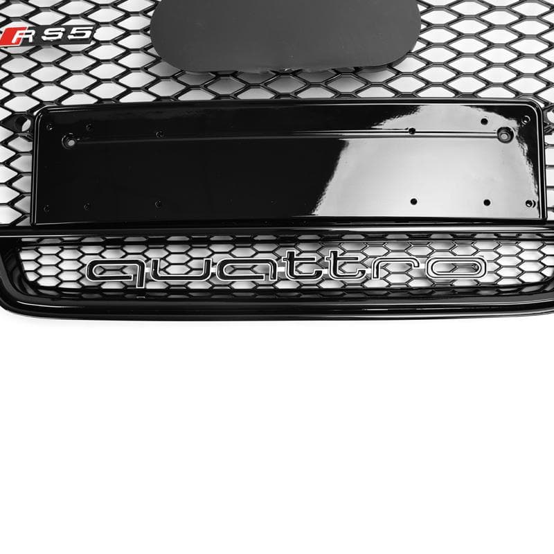 Audi A5/S5 (B8.5) S Line RS5 Style Gloss Black Honeycomb Front Grille