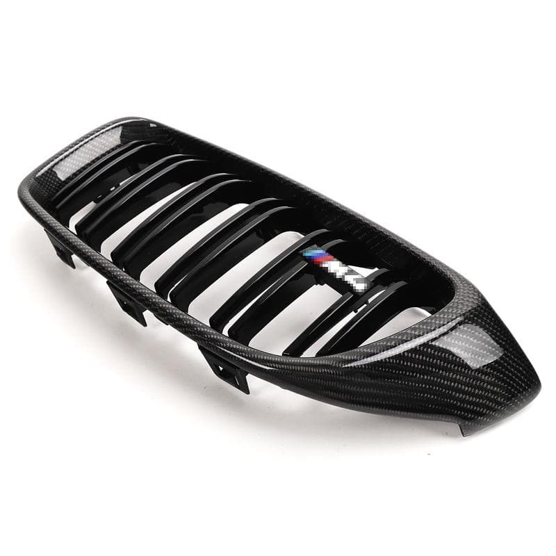 GRILLES CALANDRES SPORT LOOK CARBONE BMW SERIE 4 F32 F33 F36 F82 F83  (05301) - EuropeTuning