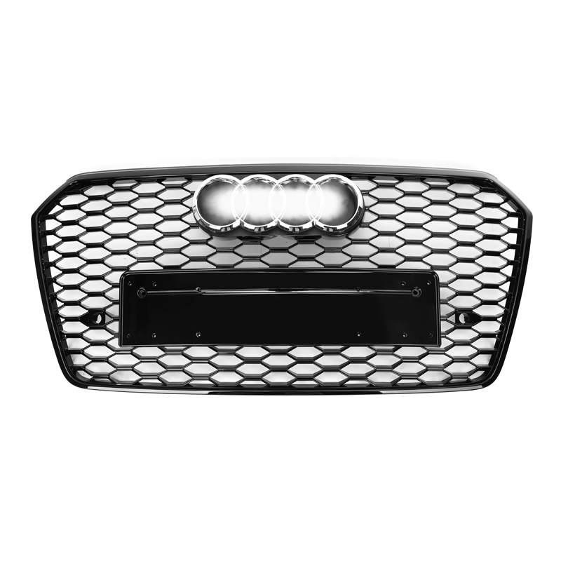 Audi A7 S7 RS7 C7.5 RS7 Style Gloss Black Honeycomb Front Grille