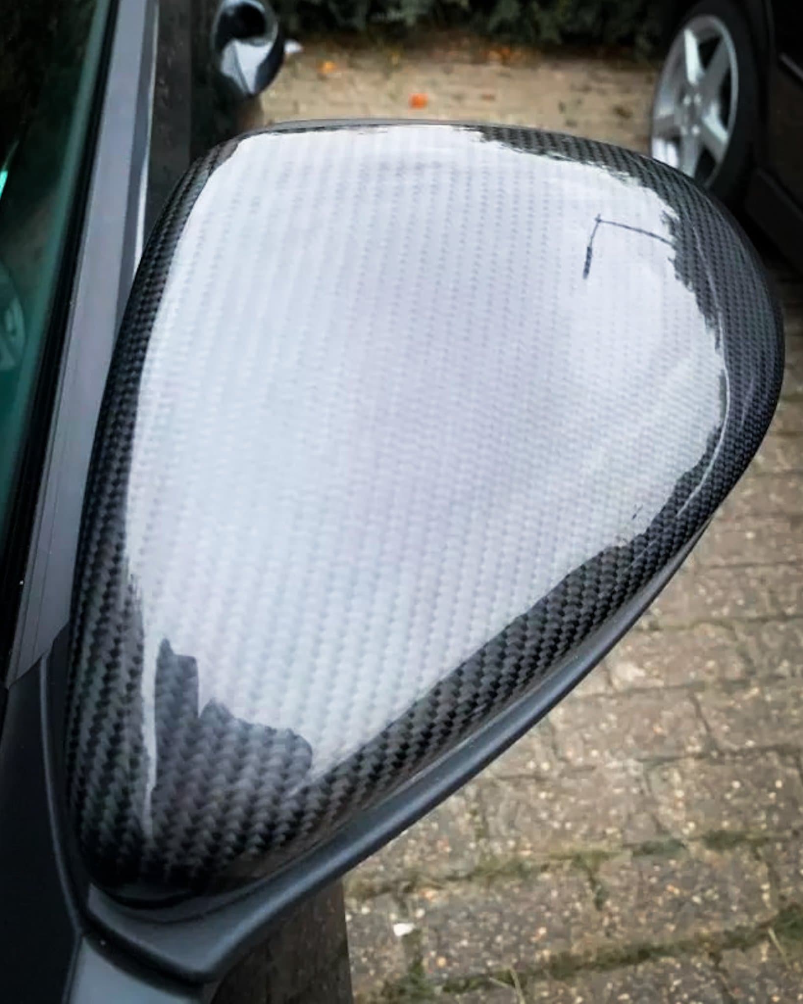 Volkswagen Golf Mk7/Mk7.5 OEM Style Carbon Fibre Replacement Carbon Fibre Mirror Covers - For the VW Golf SE, VW Golf GTI/GTD and VW Golf R Models. Replacing the existing body-coloured or silver mirror covers that come standard on these models with a more aesthetically pleasing carbon fibre mirror cover is a must for any enthusiast.