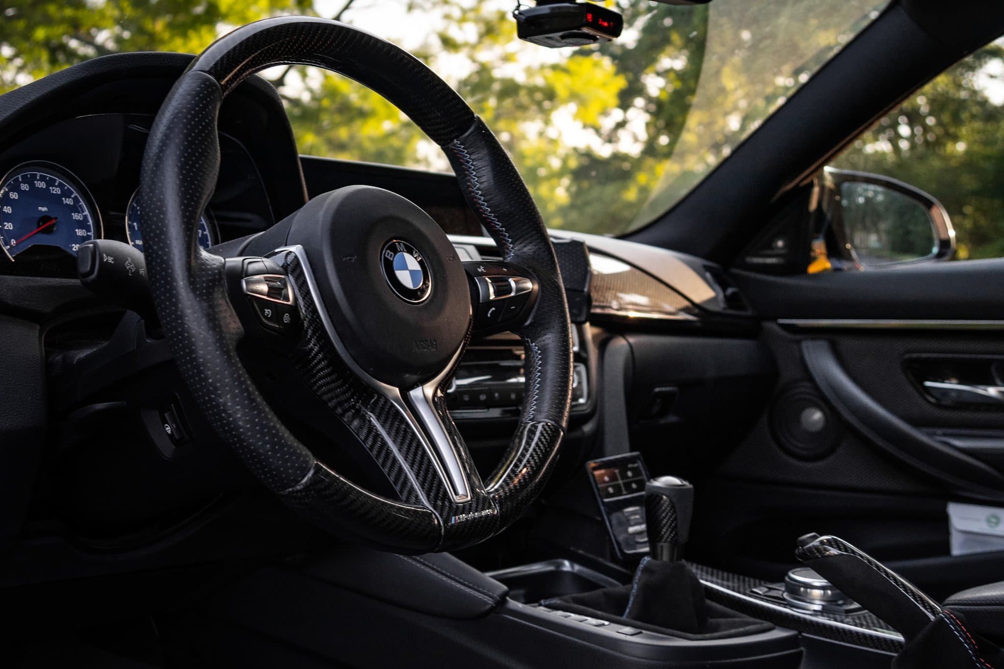 BMW F8X M2/M3/M4/M5/M6 X5M X6M Carbon M Performance Style Steering Wheel Trim Replacement 2010-2019