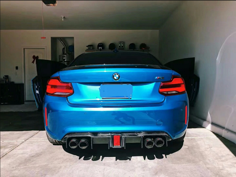BMW M2/M2C (F87) Kohlenstoff Style Carbon Fibre Rear Diffuser