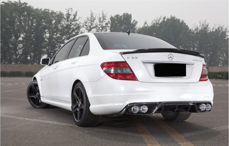 Mercedes Benz C Class C63 W204 Renntech Carbon Fibre Rear Spoiler