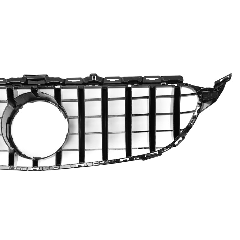 Mercedes C-Class/C43 Panamericana/GT Style Gloss Black or Chrome Front Grille - To fit the A205/C205/W205 C-Class Models from the C200 to the C43 Models. This product has been manufactured from the OEM grille to create a perfect fitment to your C Class Model. Finished in your choice of Chrome or Gloss Black for models between 2015-2018.