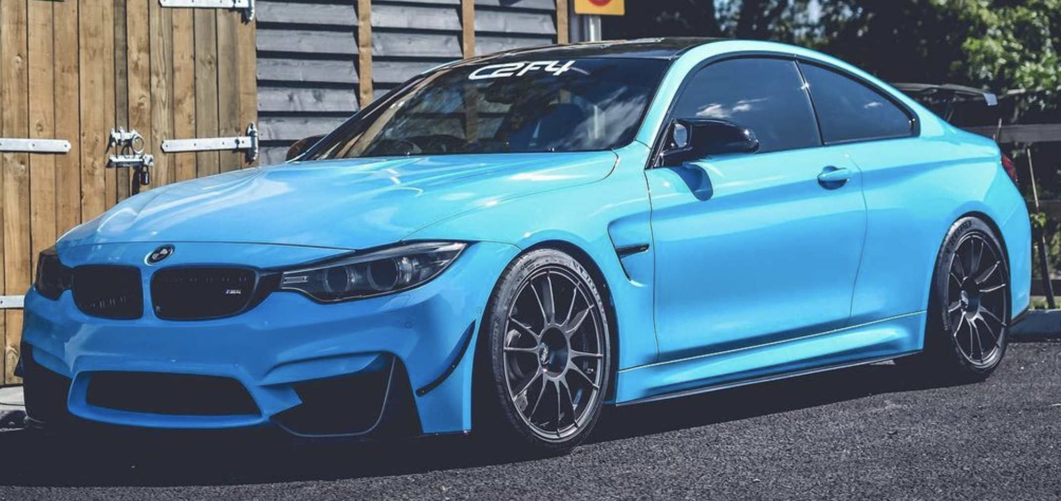 BMW M3/M4 F80/F82/F83 Carbon Fiber Front Bumper Canards are the complete solution to tune the handling for the front of a car aerodynamically. Made of lightweight and durable carbon graphite composites, Carbon Fiber Front Bumper Canards help increase front downforce at high speed.
