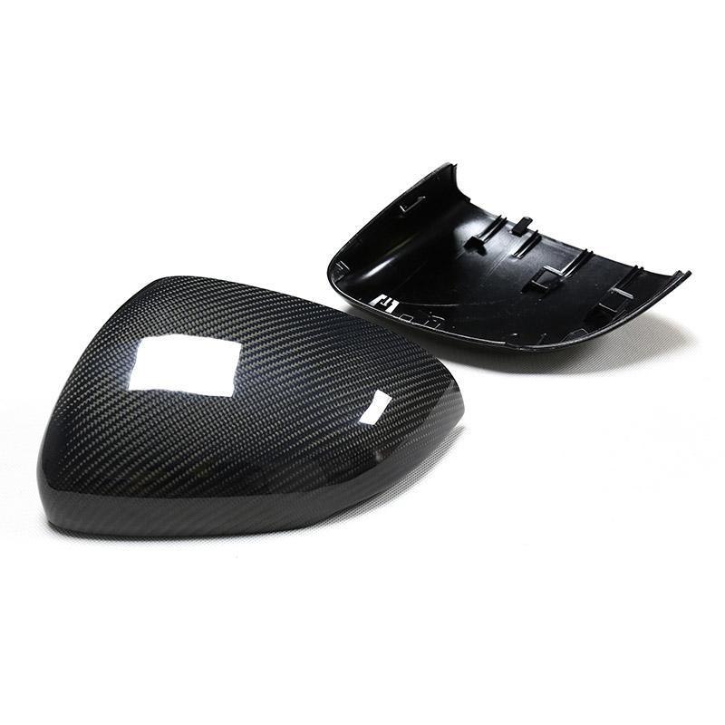 Mercedes A-Class/A35/A45 (W177) Replacement Carbon Fibre Mirror Covers - Inspired by the AMG Look on the A-Class Mercedes and Manufactured from ABS and 2*2 Carbon Fibre Weave to produce a perfect fitment for your A-Class/A35/A45 Model. With these mirror covers, you'll add a unique textured look to your A-Class Model and give it a unique presence. 