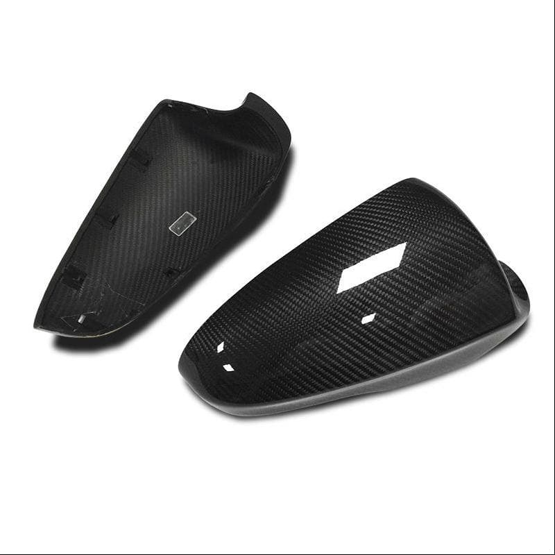 BMW M6 F06/F12/F13 M Performance Carbon Fibre Replacement Mirror Covers - Manufactured using the highest quality Carbon Fibre our BMW M6 Carbon Fibre Mirror covers are the result of BMW OEM parts remanufactured to be made from 100% Carbon fibre with only the Installation clip sections being plastic for the perfect fitment and aerodynamics while reducing weight and looking unbelievable. 