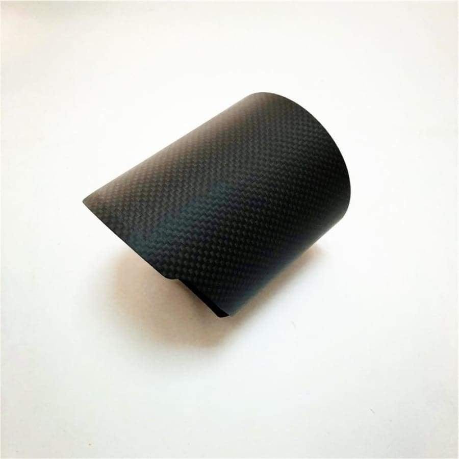 Akrapovic Style Carbon Fibre Exhaust Tip Covers (76mm - 114mm) - Twenty Two Tuning Exhaust Tips