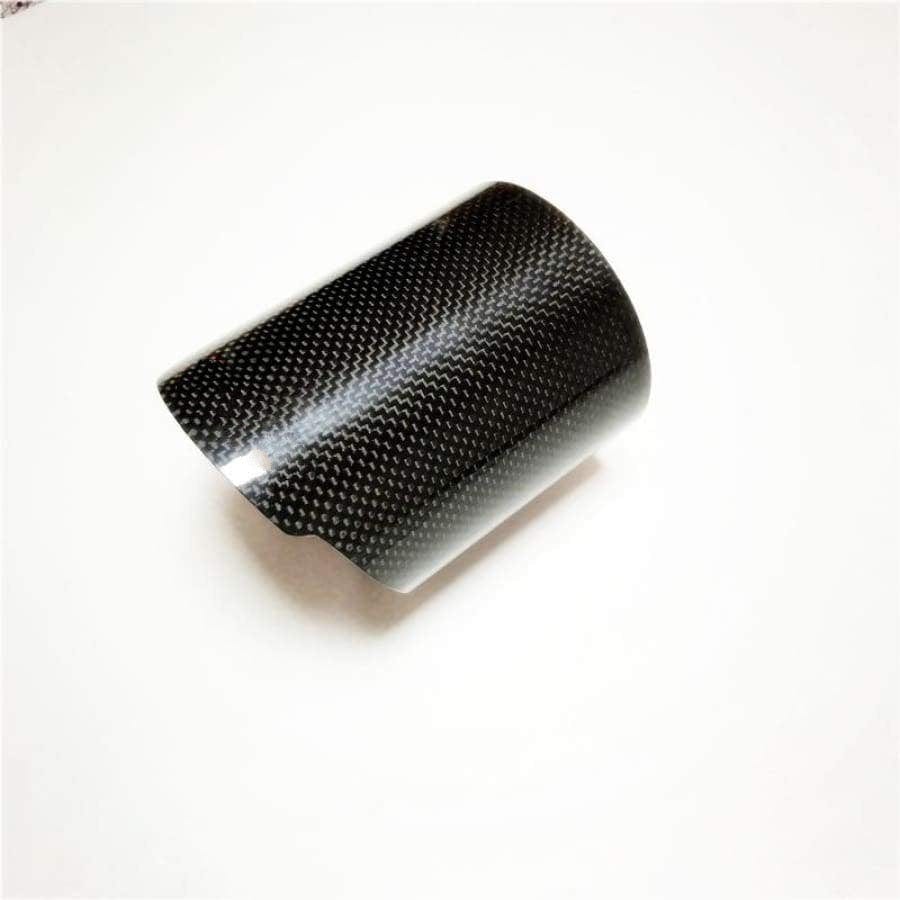 Akrapovic Style Carbon Fibre Exhaust Tip Covers (76mm - 114mm) - Twenty Two Tuning Exhaust Tips