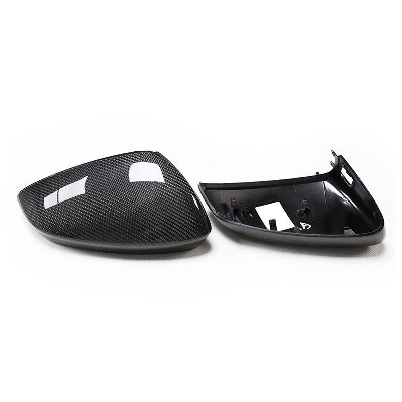  Audi A3/S3/RS3 (8Y) Carbon Fibre Replacement Mirror Covers - For the all-new Audi A3 S3 and RS3 Saloon Models our carbon fibre mirror cover replacements are a direct fix for your original mirror covers, adding a touch of carbon class to your A3 S3 RS3 model with these mirror covers is a must. 