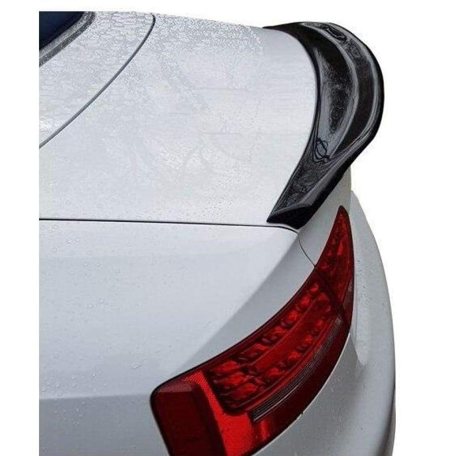 The Audi A5/S5 B8/B8.5 S Line Extended Rear Trunk Spoiler - Manufactured from Pre-Preg Carbon Fibre to accentuate the stylings of the coupe A5 and S5 Models by adding a more outlandish styling, this A5/S5 Rear Trunk Spoiler fits all models from 2009-2016 and is simple but effective customisation.