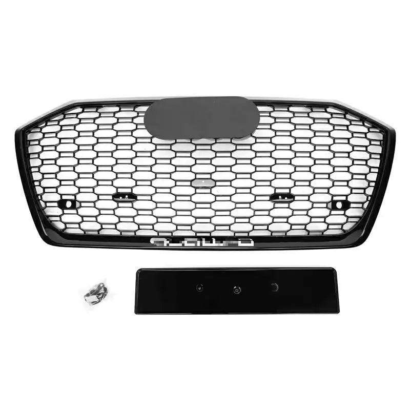 Upgrade the appearance of your 2019+ Audi C8 A6 or S6 with our gloss black RS6 style honeycomb front grille. Made of high quality ABS plastic, this grille enhances the style and performance of your vehicle. For Models With or Without ACC (Active Cruise Control) installed.