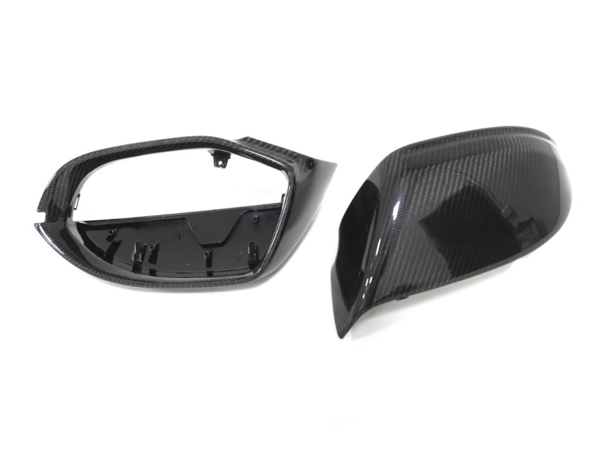 Audi A7/S7 and RS7 C7.5 Replacement Carbon Fibre Mirror cover - Manufactured using 2*2 Carbon Fibre weave with an ABS Plastic base to produce a perfect fitment to your A7 S7 RS7, Audi. This product is the standard for aftermarket changes, taking your body coloured or satin silver mirror covers to that sleeker look with genuine carbon fibre mirror covers. 