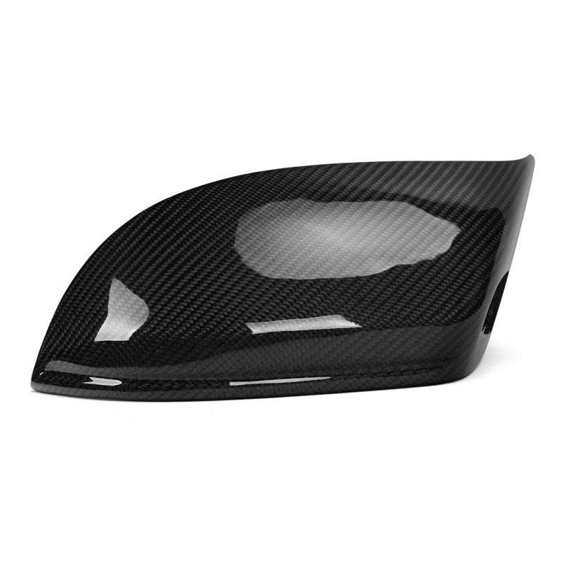 Audi A7/S7 and RS7 C7.5 Replacement Carbon Fibre Mirror cover - Manufactured using 2*2 Carbon Fibre weave with an ABS Plastic base to produce a perfect fitment to your A7 S7 RS7, Audi. This product is the standard for aftermarket changes, taking your body coloured or satin silver mirror covers to that sleeker look with genuine carbon fibre mirror covers. 