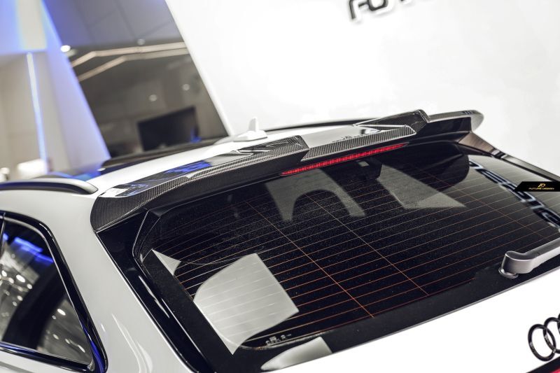 Audi RS6 (C8) Future Design Carbon Fibre Rear Roof Spoiler - Manufactured from Pre-preg carbon fibre and designed to perfectly fit the RS6 Avant Models to transform the rear end entirely.