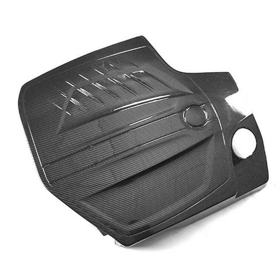 BMW 1 Series (F20/F21) N55 Replacement Carbon Fibre Engine Cover - Twenty Two Tuning Engine Bay