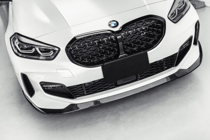 BMW 1 Series (F40) Diamond Style Gloss Black Front Grille Replacement - Manufactured from Gloss Black ABS Plastic to be a perfect direct replacement front grille for the BMW F40 1 Series Models. Enhancing the overall look of the front end of this stunning hatchback.