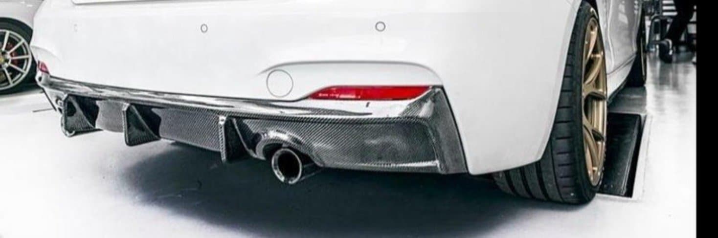 BMW 2 Series (F22/F23) Future Design Carbon Fibre Rear Diffuser - Future Design Rear Diffuser