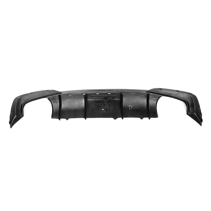 Upgrade the look and performance of your BMW 3 Series with this TKAD style carbon fibre rear diffuser. Designed to fit the 2019+ BMW 3 Series 4-door saloon (G20) and 4-door estate/wagon (G21) models, this high-quality aftermarket accessory is made from durable and lightweight carbon fibre. It enhances the appearance of your vehicle while also improving its aerodynamics. The centre LED 3rd brake light adds an extra level of visibility and safety. Professional installation required.