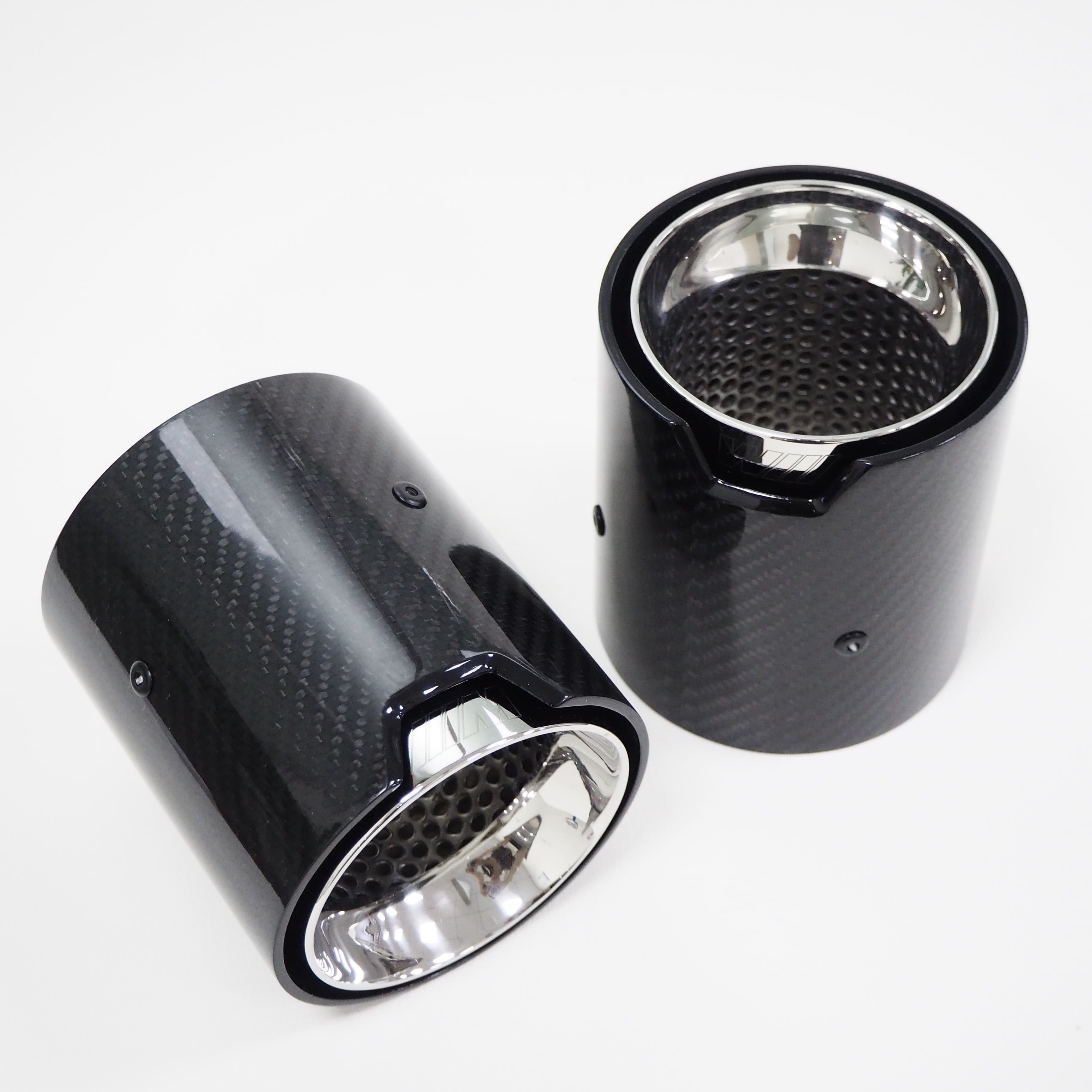 BMW 4 Series (G22/G23/G26) Polished M Performance Style Carbon Fibre Exhaust Tips