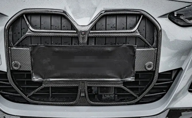 BMW 4 Series (G26) CSL Style Carbon Fibre Honeycomb Front Grille