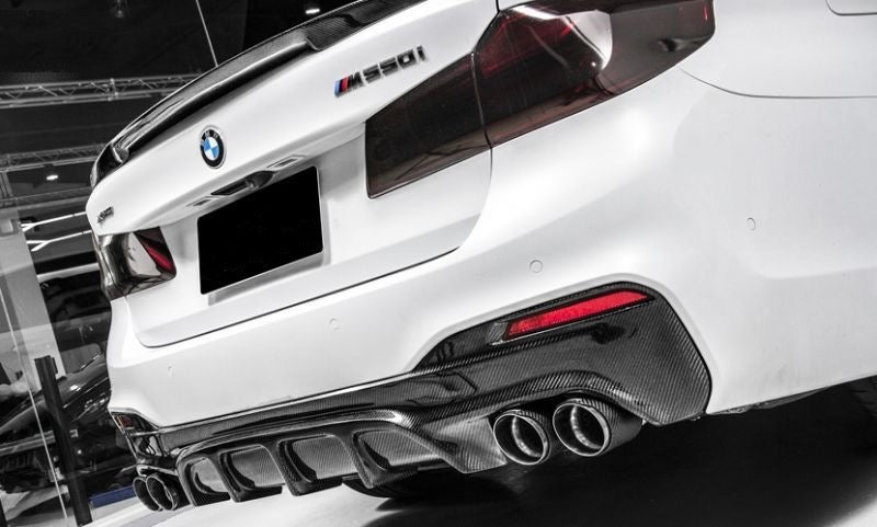 BMW 5 Series (G30/G31) Future Design Style Carbon Fibre Rear Diffuser