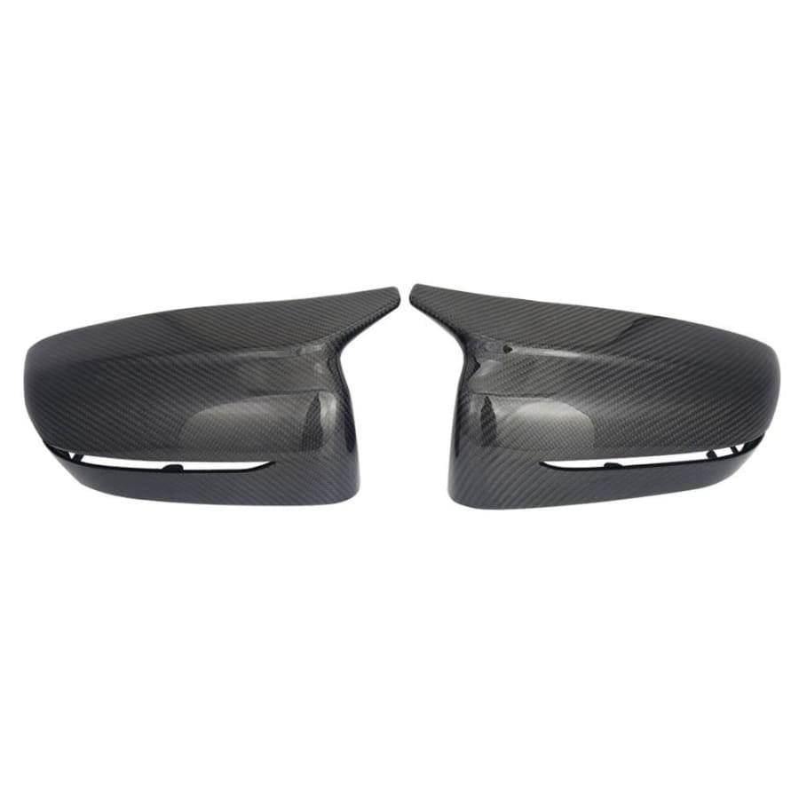 BMW 5 Series (G30/G31) M Style Carbon Fibre Replacement Mirror Covers - Manufactured from Real Carbon Fibre with an ABS Plastic base to ensure this product's fitment is perfect for your G30/G31 5 Series BMW Model. Taking inspiration from the M Styling, this product has a modified solid top point section to meet the door without impeding the mirror folding capability. 