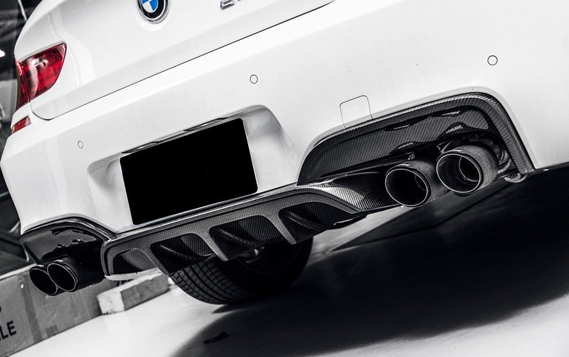 SalesAfter - The Online Shop - BMW 6er F06 F12 F13 M Diffusor für M  Heckstoßstange, 650i 650iX