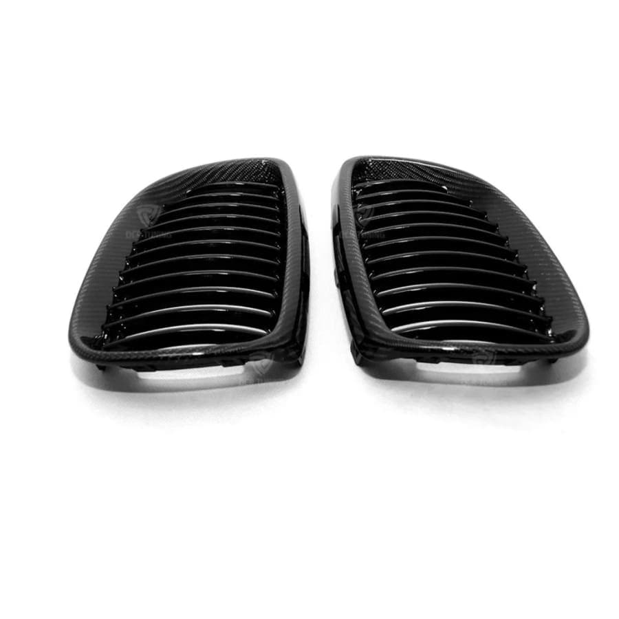 BMW 3 Series Carbon Fiber OEM Style Front Grille Set (2008 - 2013)