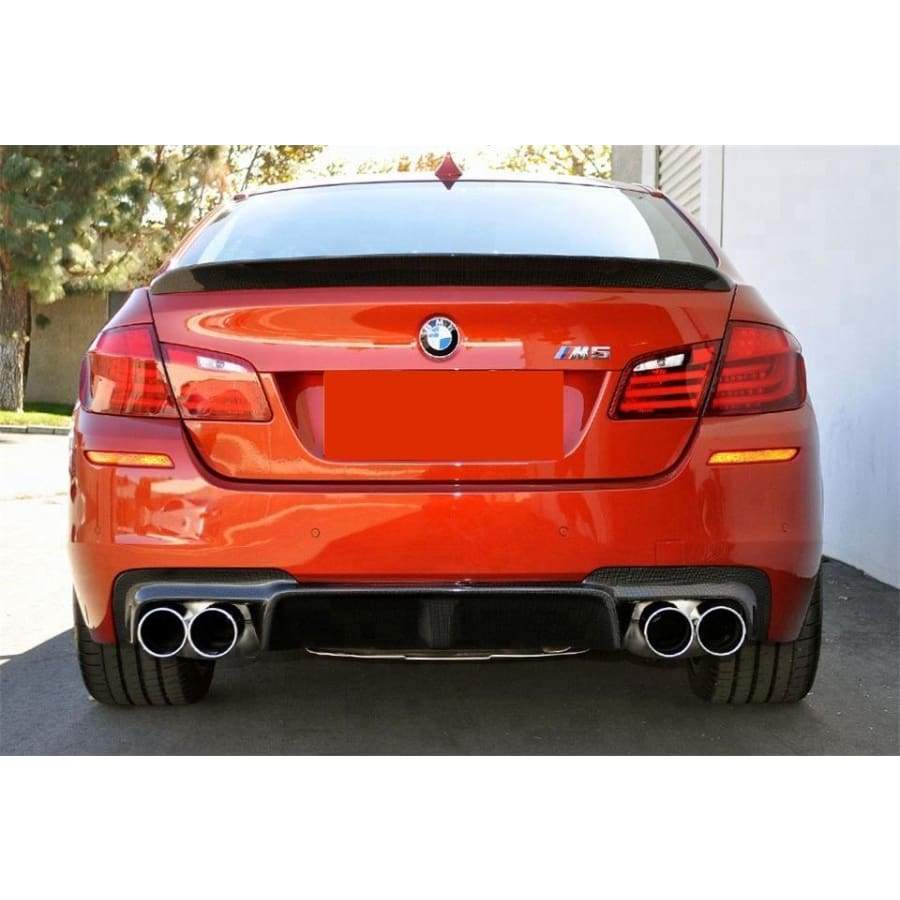 BMW F10 M5 Carbon Fibre 3D Design Style Rear Diffuser Kit (2010 - 2017)