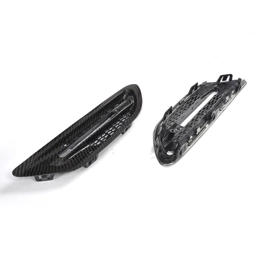 BMW F10 M5 Carbon Fibre M Performance Style Fender Trim Replacement Kit (2010 - 2017) BMW F10 M5 M Performance Style Carbon Fibre Fender Trims - These are the perfect addition to your BMW M5. With this complete replacement unit, all you need to do is transfer your original M5 logo from your old plastic trim and your all set. If you're as dedicated to carbon as TwentyTwoTuning, then you'll love this little accent part just as much as we do. 