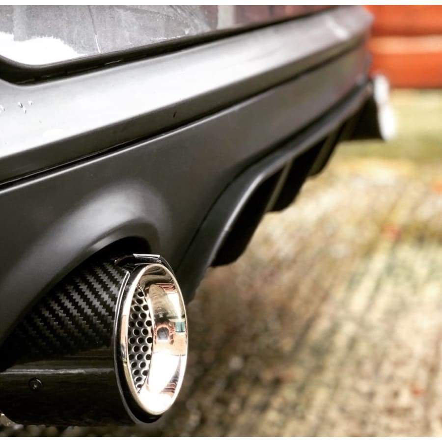 BMW F30 F31 335I 340I Carbon Fibre M Performance Style Exhaust Tips Set (2012 - 2018)
