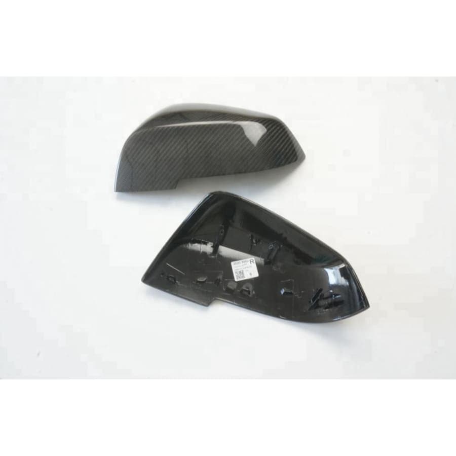 BMW OEM Style Full Replacement Carbon Fibre Mirror Covers - For those looking to add carbon on a more subtle level or if you're looking to keep with the OEM look with a touch of aftermarket styling, this product is perfect. For the 1/2/3/4 Series and Pre-Facelift M2 Models, these mirror covers are a simple replacement for your existing mirror covers and offer the same OEM Fitment. 