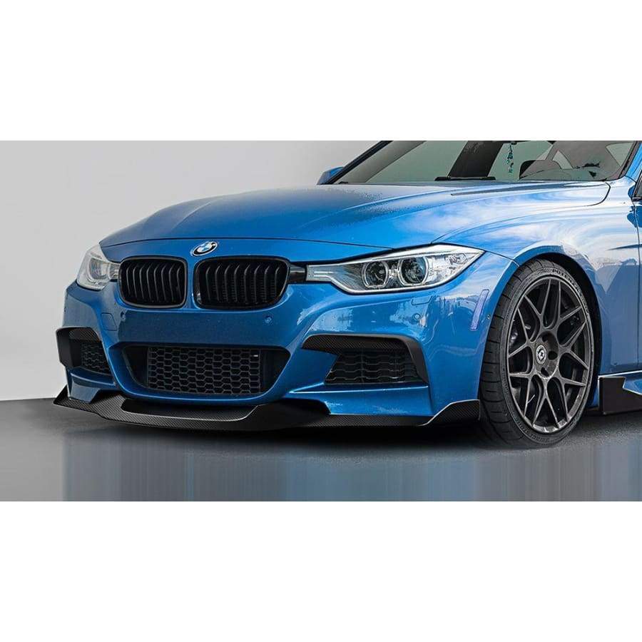 BMW F30 F31 F35 3 Series Carbon Fibre MAD Style Front Lip Spoiler Kit (2012 - 2018)