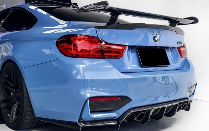 BMW M Performance Throughflow Style Carbon Fiber Rear Trunk Spoiler - Twenty Two Tuning Rear Spoiler