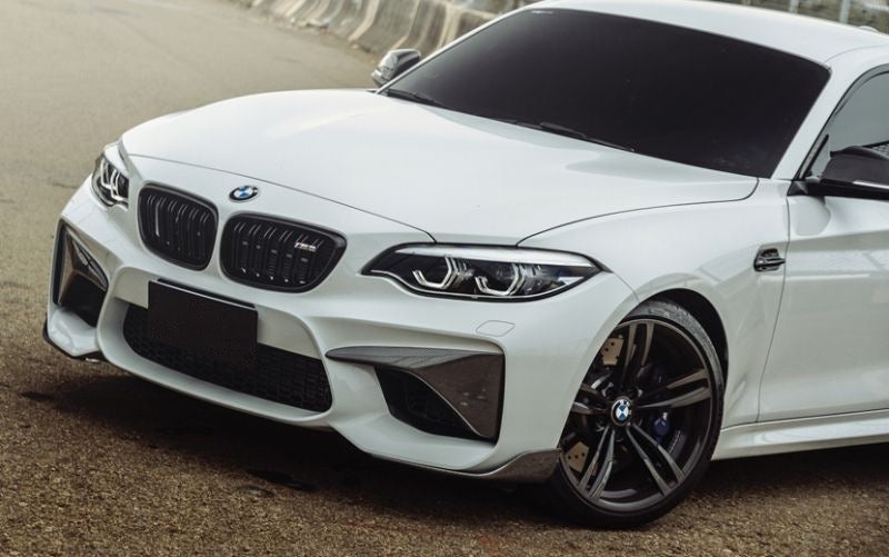 BMW M2 (F87) Carbon Fibre Strekken Style Front Vent Splitters