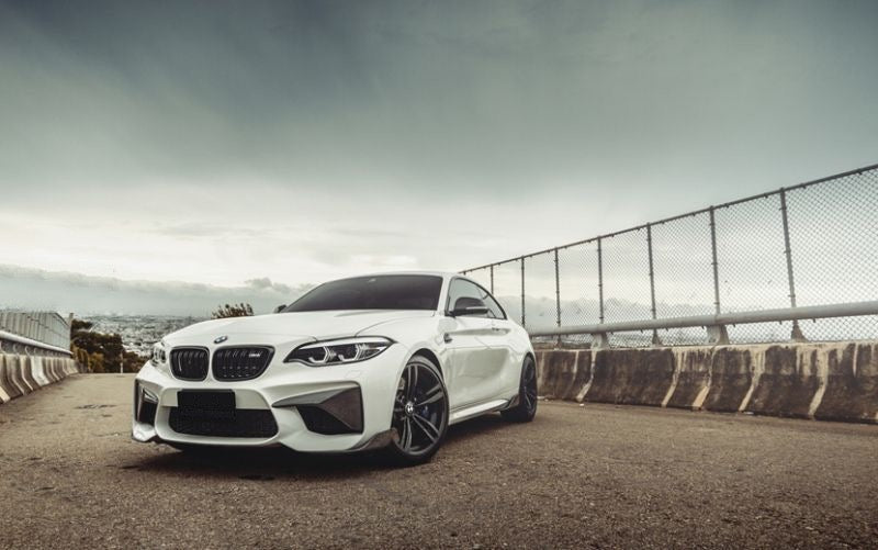 BMW M2 (F87) Carbon Fibre Strekken Style Front Vent Splitters