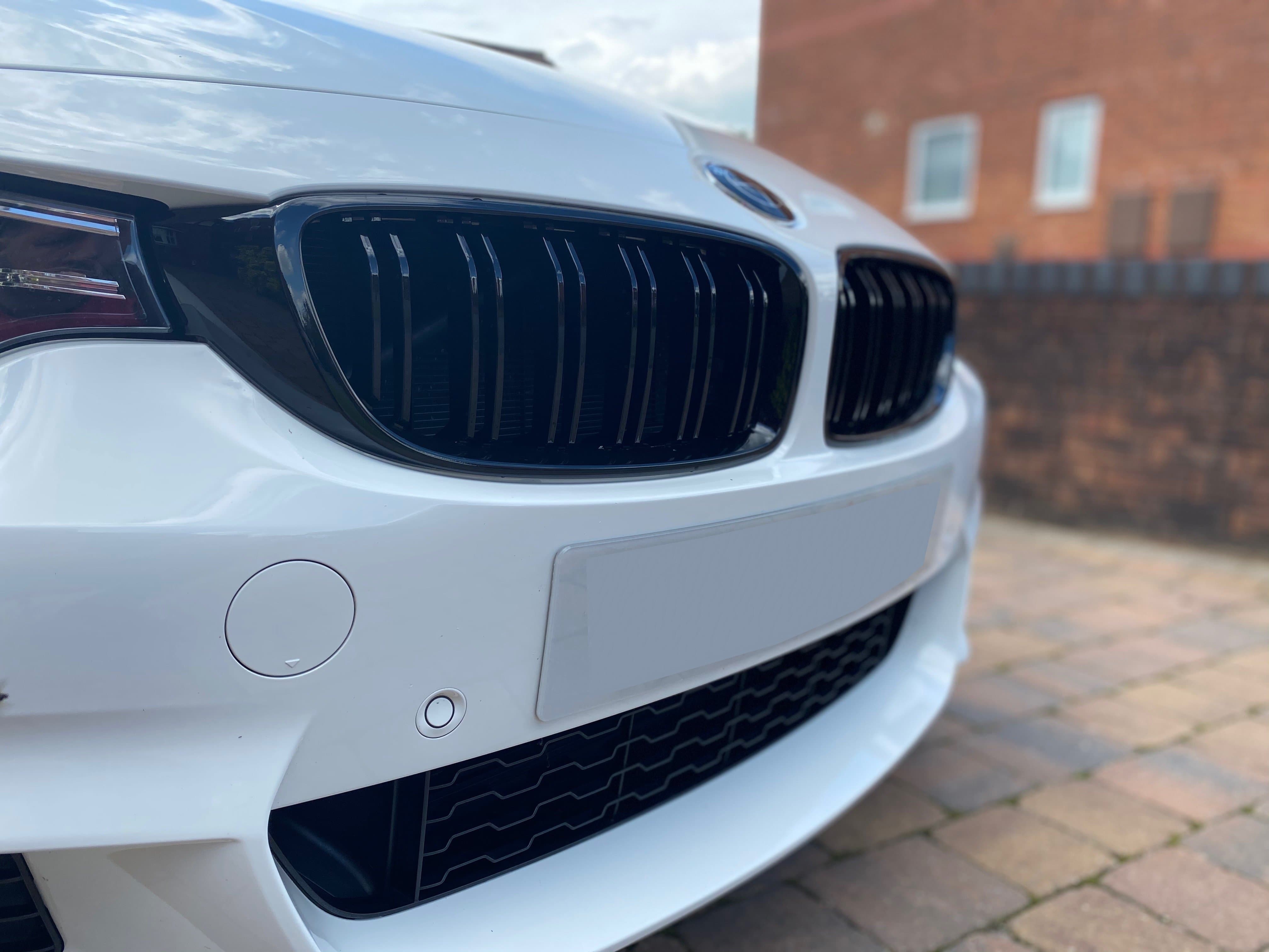 BMW M3/M4 (F80/F82/F83) M Style Gloss Black Front Grille - Twenty Two Tuning Front Grille